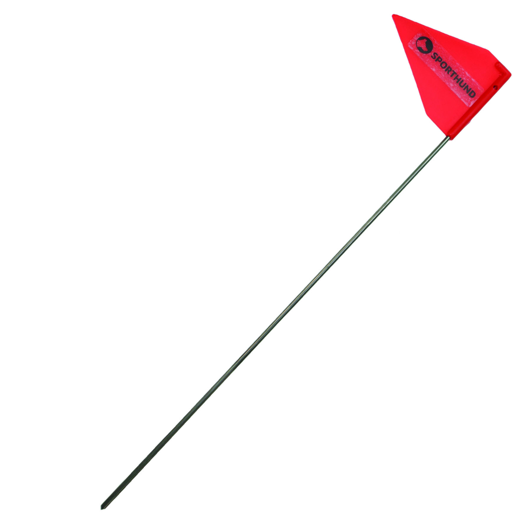 Fährtenschild Fahne rot