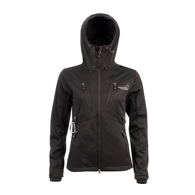 Arrak Softshelljacke Akka Damen Schwarz